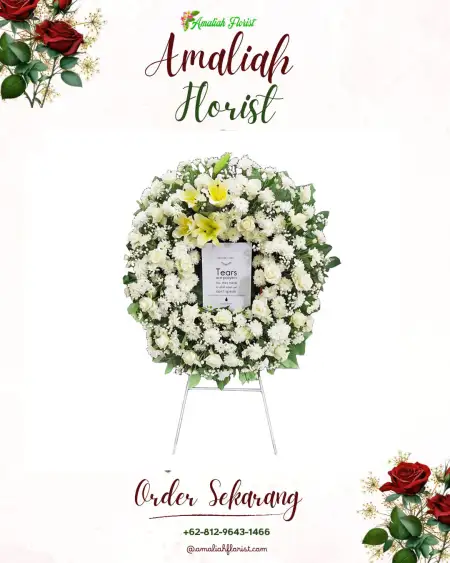 Krans Bunga Duka Bram Itam