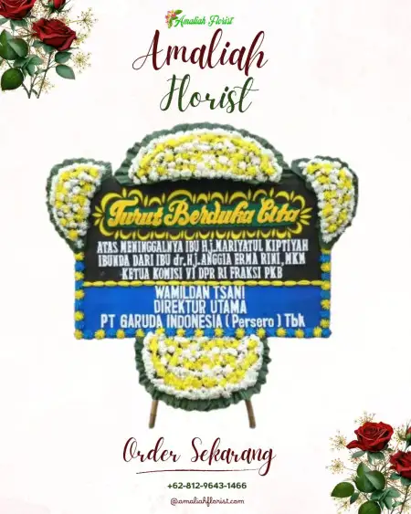 Papan Bunga Duka Bram Itam